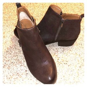 Brown Leather Ankle Boots